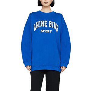 Anine Bing Tyler Sweatshirt - Electric Blue Sz XS